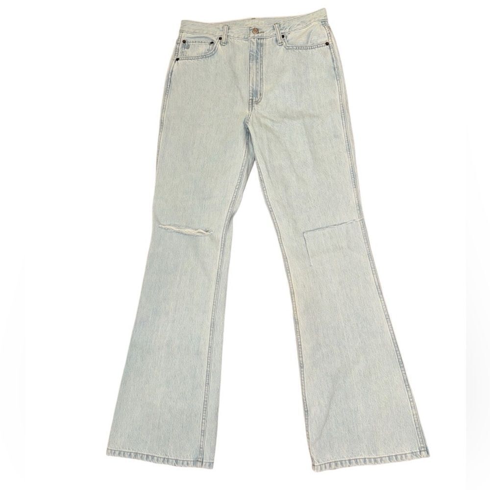 NWT Women's Etica Sasha Modern Flare Denim Jeans In Sea Breeze Size 29 - Picture 4 of 9